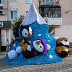 3D декорація біля магазину ROSHEN, Полтава, Україна 2023