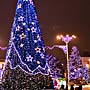 Новогоднее оформление центральной елки, г. Донецк Новогоднее оформление центральной елки, г. Донецк