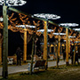 Парк - LED-гирлянды и световой шнур производства Blachere Illumination, Добропарк, Украина

