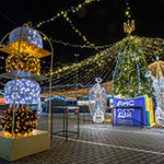Ковзанка - гірлянди на Ялинці і над ялинками - Blachere Illumination (Франція), Київ, Україна 2023 Ковзанка - гірлянди на Ялинці і над ялинками - Blachere Illumination (Франція), Київ, Україна 2023