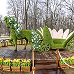 Об'ємна декорація «Конячка-весна», м.Харків, 2026