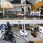 Интерьерные световые украшения. Торгово-развлекательный центр «Аэромолл», г.Борисполь Интерьерные световые украшения. Торгово-развлекательный центр «Аэромолл», г.Борисполь